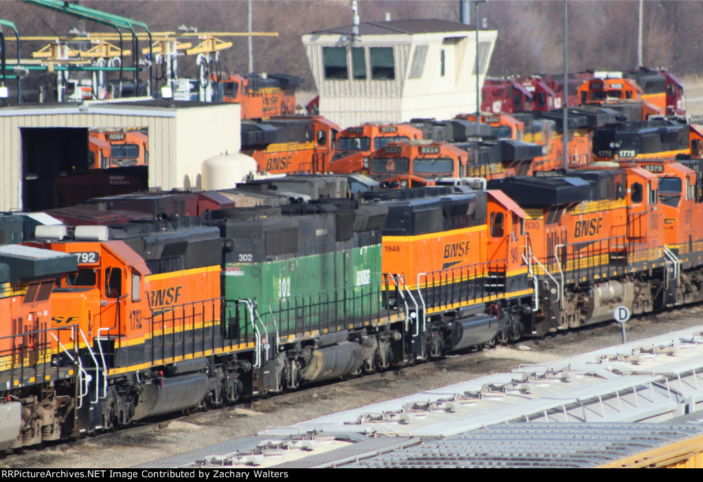 BNSF Galesburg Yard